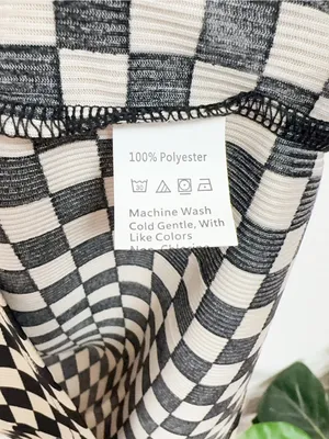 Miss Sparkling Black Cream Checkerboard Cami Mini Dress Y2K thumbnail 5