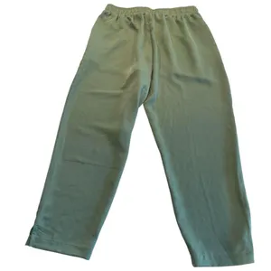 A New Day Jogger Pants Women’s Size Medium Green Lightweight Tapered Leg Pull On thumbnail 3