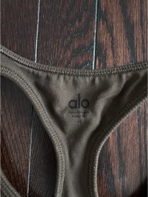 Alo Yoga Brown Sports Bra thumbnail 3