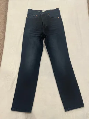 Mango MNG Denim "Gisele" Slim Straight Jeans - Size 4 thumbnail 1