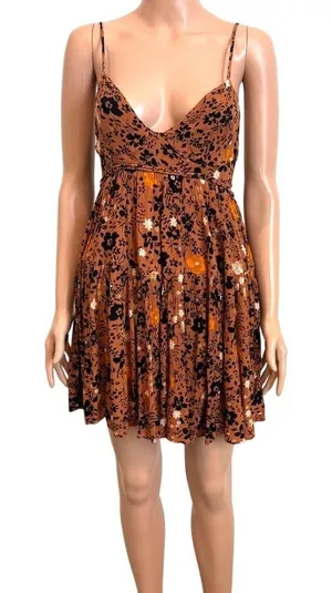 Free People Revolve Kaley 6 tie back textured mini sun dress D3 3516 thumbnail 1