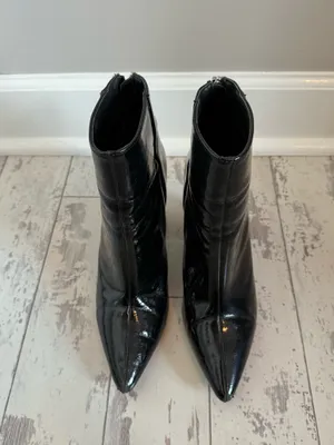 Forever 21 Black Patent Boots thumbnail 2