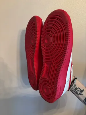 Nike Air Force 1 GS 'White Red Sole' thumbnail 5
