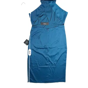 Lulu's Truly Picturesque Dark‎ Blue Teal Open Back Dress XL Cocktail Wedding NWT thumbnail 10