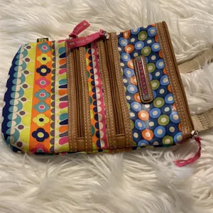 Lily Bloom Crossbody bag adjustable smaller size no rips and very colorful thumbnail 5