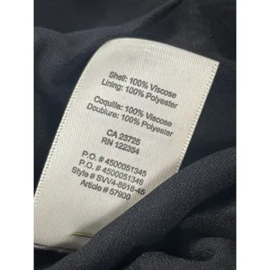Wilfred Aritzia Black Embroidered Shift Dress L Sheer Lace Yoke Cover Up thumbnail 10