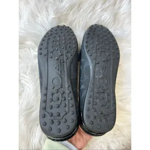 Coach Fortunata Buckle Loafers Size 7.5 B Signature Print Patent Leather Trim thumbnail 5