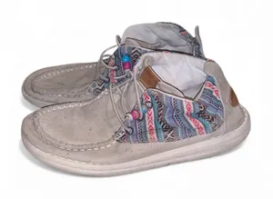 Hey Dude Wendy Mid Boho Mix Aztec Pattern Casual Shoes thumbnail 1