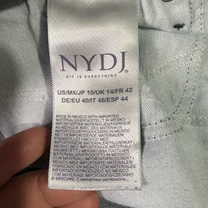 NYDJ Womens Barbara Bootcut Jeans Sz 10 Blue Stretch Denim Lift Tuck Mid Rise thumbnail 6