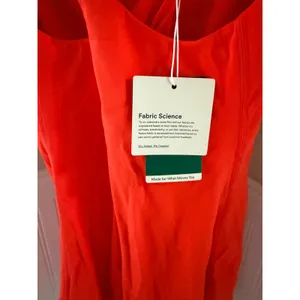NWT Halara Crisscross Back Active Dress with Built-in Bra & Shorts Orange XS thumbnail 3