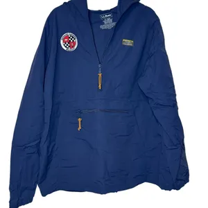 L.L. Bean Womens Jacket 1/2 Zip Hooded Windbreaker National Corvette Museum XL‎ thumbnail 1