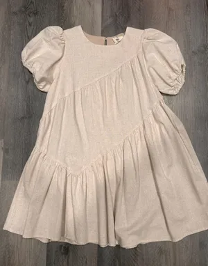 Boutique Dress Tan thumbnail 1