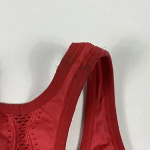 Joy Lab Sports Bra Womens Small Red Seamless Racerback‎ Padded Athletic Gym thumbnail 6