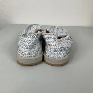 Sanuk Donna Tweed Sherpa Lined Slip On Shoes Size‎ 7 thumbnail 4