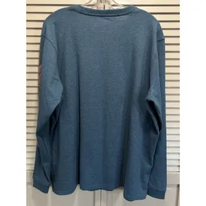 Carhartt Loose Fit Womens Size XL Long Sleeve T-Shirt Work Tee Blue Logo Graphic thumbnail 5