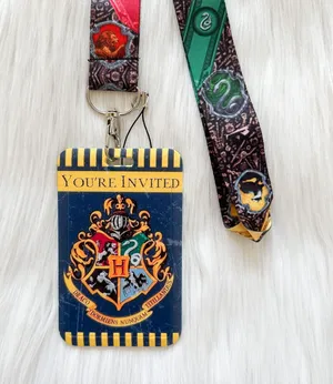 Harry Potter Hogwarts lanyard with Id/ card holder thumbnail 2