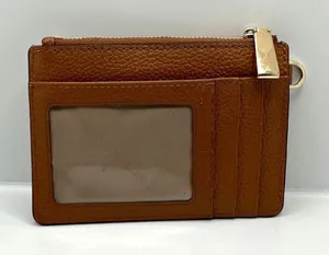 MICHAEL KORS Brown Card Wallet with Keychain thumbnail 2