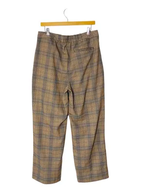OLD NAVY Plaid Taylor Wide Leg Trousers thumbnail 4