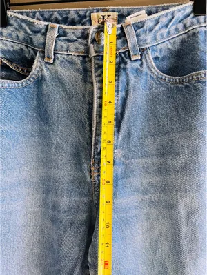 Vintage 90s Calvin Klein High Rise Straight Leg Jeans - Made in USA - Size 8 thumbnail 12