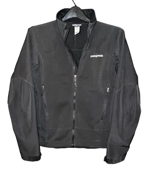 Patagonia Hard Shell Black Zip Up Jacket Women’s Small thumbnail 1
