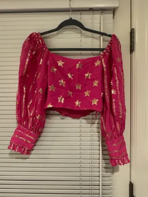 Love Shack Fancy Blaze Top Very Berry thumbnail 4