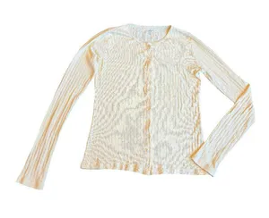 Brandy Melville Buttery Yellow Button-Down Cardigan Sweater Top Shirt One SIze thumbnail 1