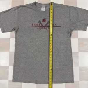 Gildan santa clara university go broncos lacrosse grey red short sleeve tee thumbnail 7
