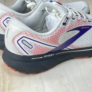 Brooks Ghost 14 Womens Running Shoes White Purple Pink 1203561B192 Size 10.5 B thumbnail 10