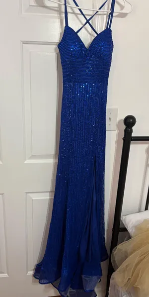 Prom dress Blue Size 0 thumbnail 1