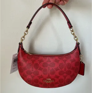 Coach Mini Payton Hobo In Signature Canvas thumbnail 1