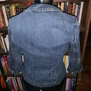 Express stretch denim riding romantic M jacket thumbnail 2