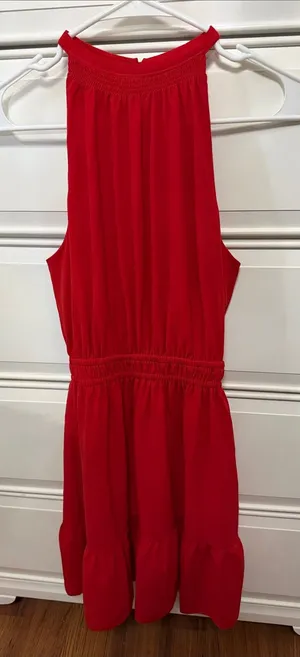 Wilfred Red Halter-Style Sleeveless Dress thumbnail 1
