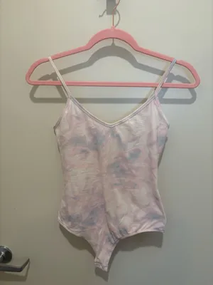Pastel tie dye bodysuit Pink thumbnail 2