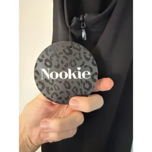 Nookie Medea Midi Bodycon Halter Dress Black Open Back XS NWT Glam Edgy Cocktail thumbnail 8