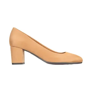NWT Easy Street Proper Womens Block Heel Pumps PROPER Sand Suede Brown 9.5M thumbnail 2