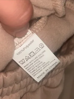 Amazon Women’s Beige Cozy Elastic-Waist Sweatpants NEW size Medium thumbnail 3