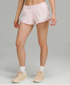 Pink milkshake lululemon hotty hot shorts thumbnail 4