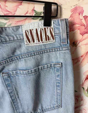 MOTHER SNACKS The Fun Dip Puddle Slice jeans Sz 6/28 thumbnail 6