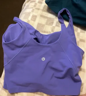 Lululemon Purple Align Crop Tank thumbnail 2