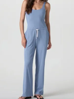 VUORI Pose Scoop Jumpsuit in Bluebell Size X-Small thumbnail 10