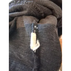 Daily Practice Anthropologie Malibu Creek Dress Cotton Ruffle Black measures Med thumbnail 11