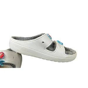 Crocs Baya Platform Sandal Unisex Women's 9 Men's 7 White Gray Slides thumbnail 6