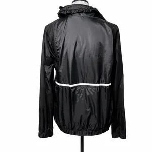 Fabletics Ziva Quarter Zip Windbreaker Jacket Kangaroo Pocket Black Sz M💛 thumbnail 5