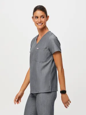 FIGS Catarina One Pocket Scrub Top Graphite Grey PO 2974 thumbnail 3
