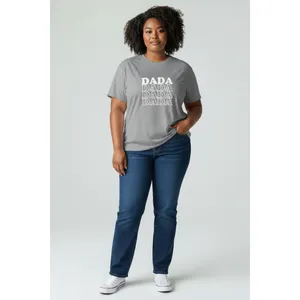 Motherhood Maternity Unisex Dada Graphic Tee Sz L Gray Short Sleeve Father's Day thumbnail 5