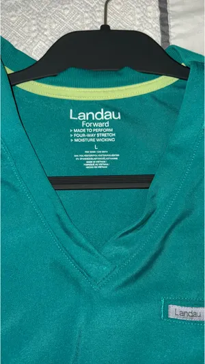 Landau Hunter Green Scrub Set thumbnail 2