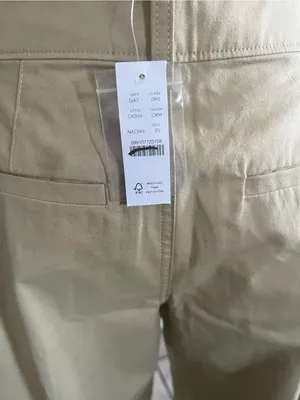 J.Crew Barrel-leg pant in cotton blend Tan Size 25 NWT thumbnail 6