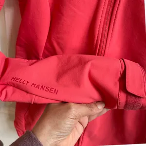 Helly‎ Hansen Softshell Jacket Womens Small Coral Gorpcore Full Zip Hiking Coat thumbnail 4