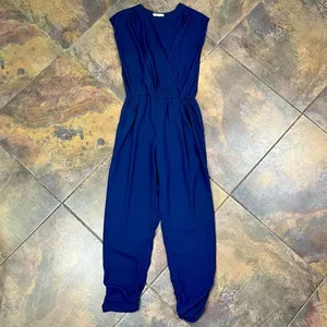 OODT Women’s Blue Wrap Jumpsuit Small thumbnail 5
