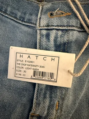 Hatch Maternity Jeans Blue Size 30 thumbnail 4